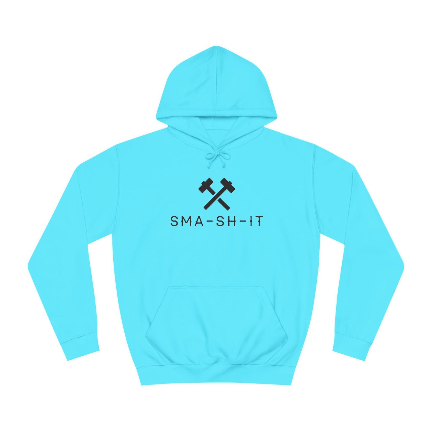 Men's black logo Sma-sh-it Hoodie UK