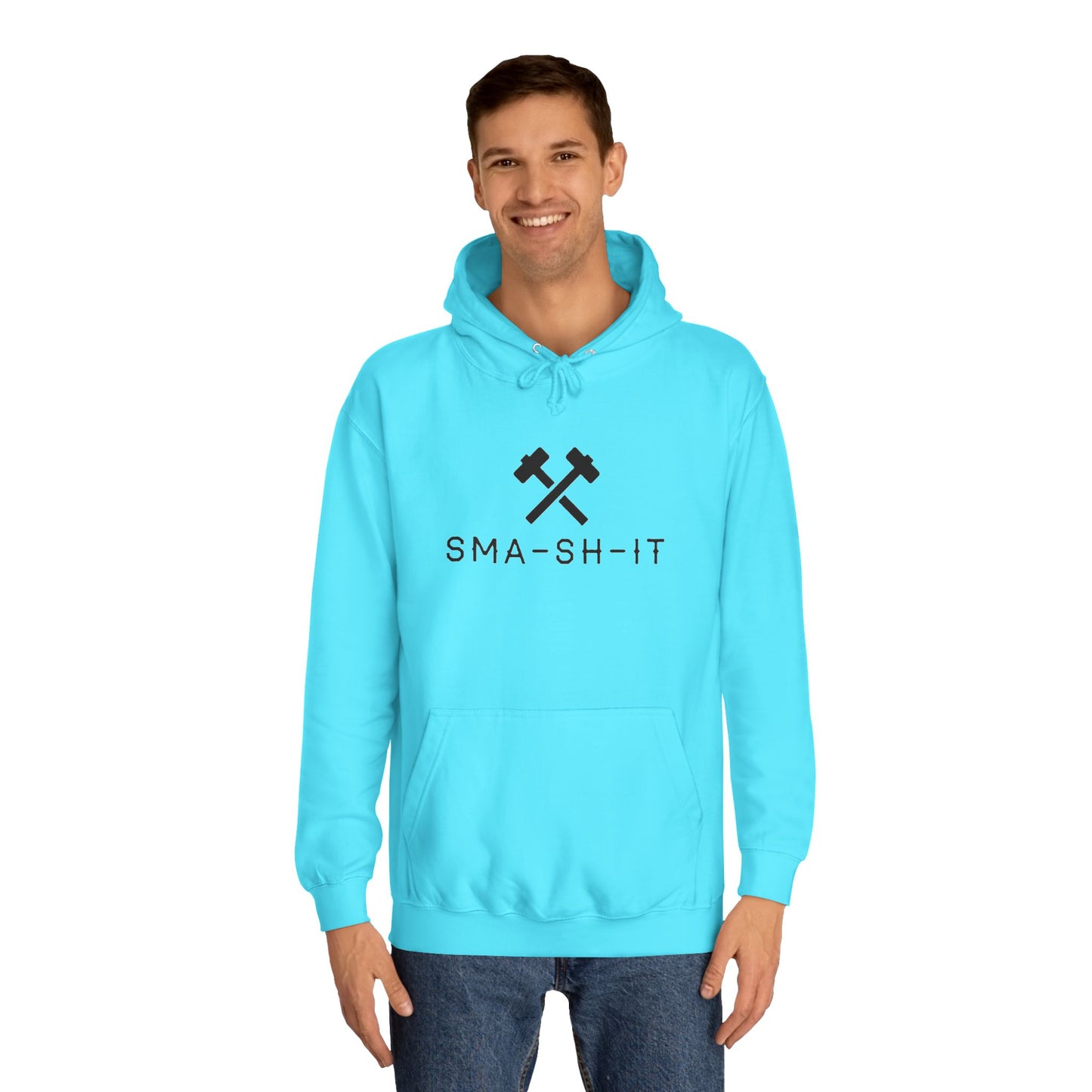 Men's black logo Sma-sh-it Hoodie UK