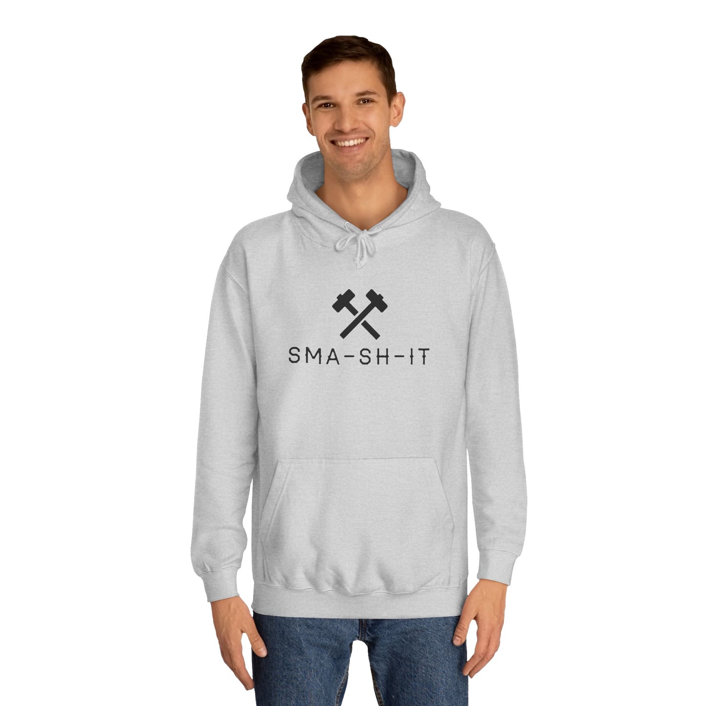 Men's black logo Sma-sh-it Hoodie UK