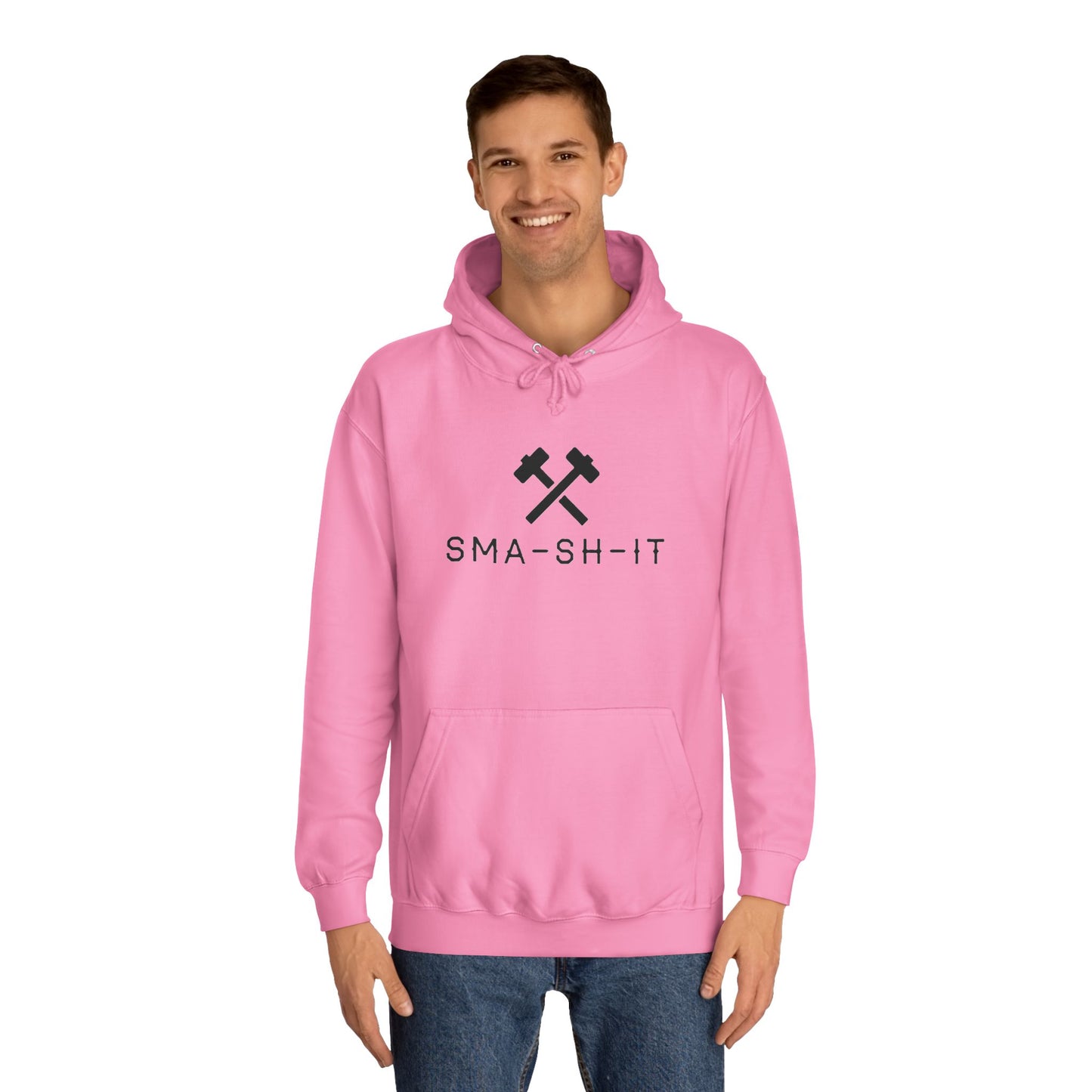 Men's black logo Sma-sh-it Hoodie UK